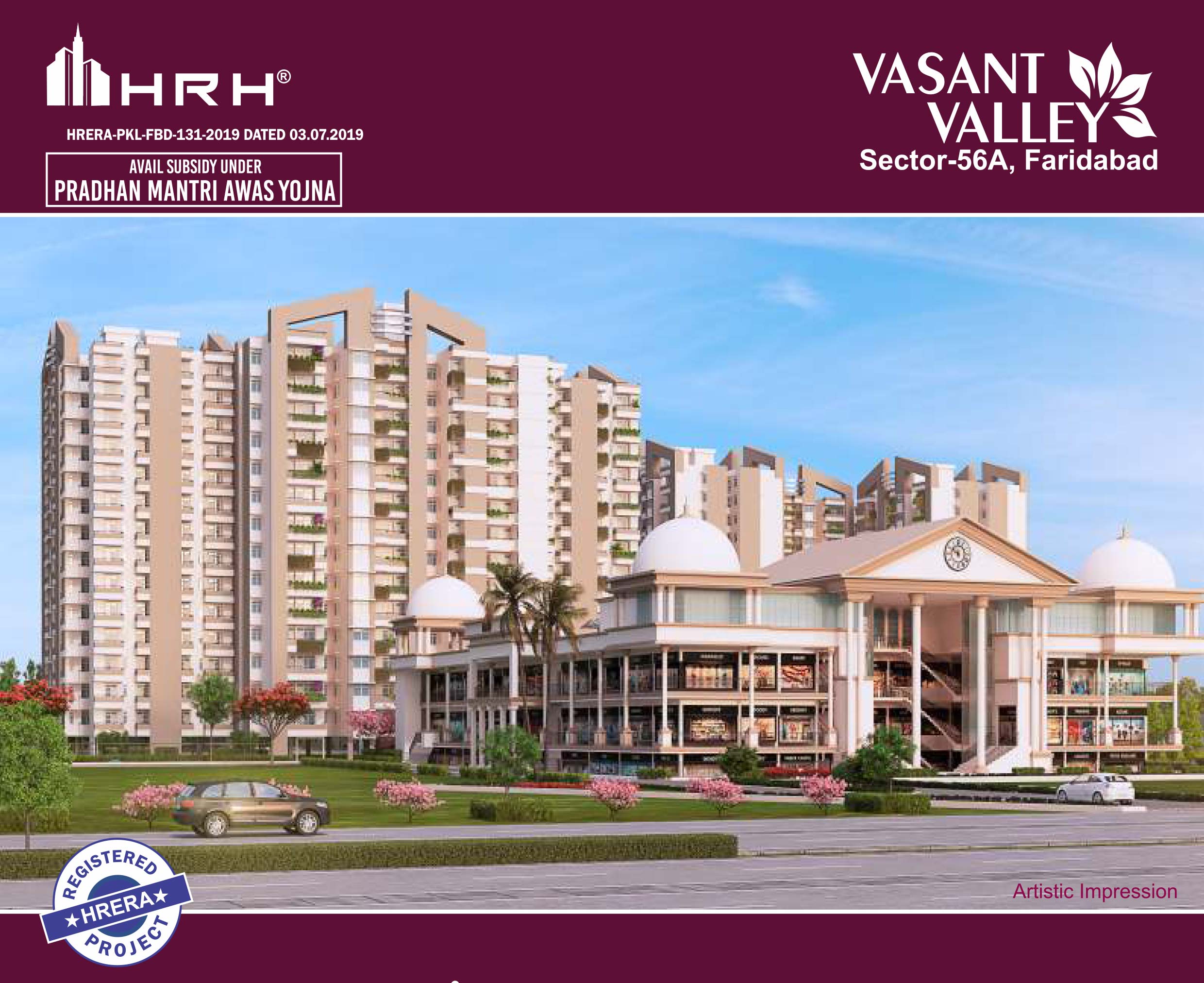 HRH Vasant Valley Sector 56A Faridabad